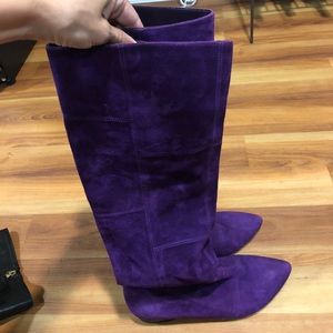 Purple boots